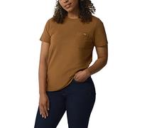 Dickies Women's Short Sleeve Heavyweight T-Shirt, Brown Duck, M