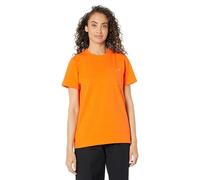 Dickies Women's Short Sleeve Heavyweight Pocket T-Shirt, Orange, XL