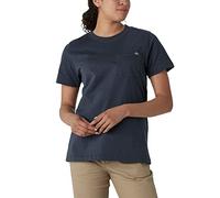 Dickies Women's Short Sleeve Heavyweight T-Shirt, Airforce Blue, 2X