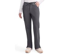 Dickies Women's Signature Mid Rise Drawstring Scrubs Cargo Pant, Pewter, S Tall