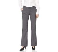 Dickies Women's Slim Fit Boot Cut Leg Twill Pant-Petite/Tall Khakis, Charcoal V1, 10