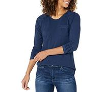 Dickies Women's Long Sleeve Cooling Temp-iq Performance T-Shirt, Dynamic Navy V1, XL