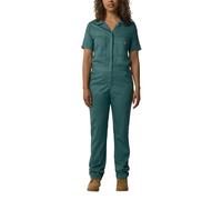 Dickies Womens Women's Flex Cooling Short Sleeve Coveralls, Lincoln Green, S