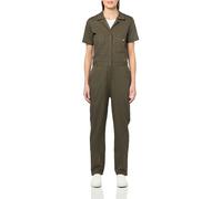 Dickies womens Women's Flex Cooling Short Sleeve Coveralls, Moss Green, Medium