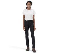 Dickies Womens Women's High Rise Skinny Twill Pants, Rinsed Black, 34