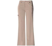 Dickies Women's Xtreme Stretch Fit Drawstring Flare Leg Pant, Dark Khaki, XXX-Large Petite