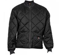 Dickies Workwear Diamond Quilted Nylon Jacket Black XL Colour: Black, XL