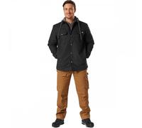 Dickies, Men's, Fleece Hooded Duck Shirt Jack Relaxed, Black, M