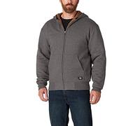 Dickies Workwear - Sweatshirt for Men, Sherpa Lined Hooded Sweatshirt, Water Repellent, Heather Grey, L