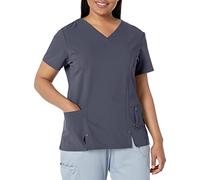 Dickies Xtreme Stretch Ladies V-Neck Top (Pewter, XS)