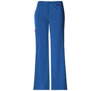 Dickies Xtreme Stretch Women Scrubs Pant Mid Rise Drawstring Cargo 82011, Royal, X-L Tall