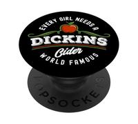 Dickins Cider World Famous For All Your Loved Ones Funny PopSockets Adhesive PopGrip