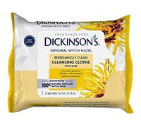 Dickinson's Original Witch Hazel Daily Refreshingly Clean Cleansing Cloths 25 ea by Dickinson's
