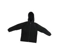 Dickly 1/6 Scale Hooded Jacket for Action Figures, Windbreaker, Cosplay Retro Leisure Mini Long-sleeved Coat for 30 Cm Tall Male Figures, Accessories, black