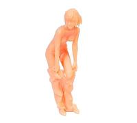 Dickly 1/64 Scale Figure Character Doll, Train Model, People Miniatures for Railway Station, A girl in jeans