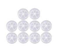 Dickly 10 Pieces Fishing Line Spools Empty Wire Spools for Fly Fishing Sea Fishing Made of PP with Winding Board for Anglers And Gifts, L