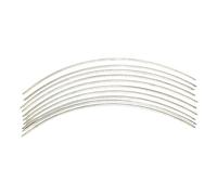 Dickly 10pcs Guitar Fret Wire Musical Instrument Accessories Replacement Parts Copper Alloy for Electric Guitar Fretboard, 2.4mm