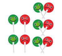 Dickly 10x Voting Paddles Classroom Event Supplies Green Red Portable Yes Or No Paddles