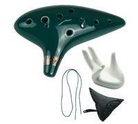 Dickly 12-Hole Musical Instrument with Notes - Early Childhood Education Toy - High-Quality Sound Accessory for Beginners, Green