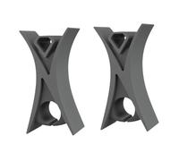 Dickly 2-piece Violin Stopper for Bow Easy to Use Instrument Accessories, Sturdy Learning Violin Parts, dark gray