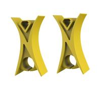 Dickly 2-piece Violin Stopper for Bow Easy to Use Instrument Accessories, Sturdy Learning Violin Parts, yellow
