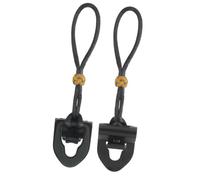 Dickly 2 Pieces Guitar Strap Buckle, Guitar Strap Lock Accessories Head Adapter Tie for Classical Ukulele, Bass, Live Performances, And Outdoor Use