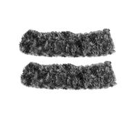 Dickly 2 Pieces Ice Skate Blade Covers, Blade Protector, Towel Inside, Water Absorbent, Equipment Ice Skate Protector for Figure Skates, S, Gray
