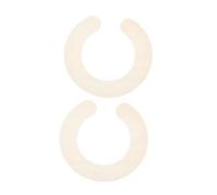 Dickly 2 Pieces Wood Pom Pom Maker Set Template for Wool Ball Making Craft Doll Making Kit for DIY Craft Project Hat Decoration