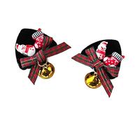 Dickly 2x Christmas Hair Clips Versatile Unique Christmas Hair Pins for Performance, Snowman