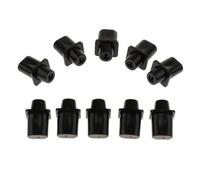 Dickly 2x Pack/10pcs/Piece Plastic Oval Electric Guitar Switch Knob Button Caps
