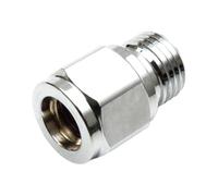 Dickly 3/8-24 Female Thread to 9/16-18 Male Thread Adapter Made of Brass, Easy to Install, Versatile Mounting, Professional for Divers