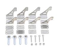 Dickly 4 Pieces RC Airplane Control Accessory Sturdy Fittings Compatible Professional Spare Part High, Aluminum Alloy Ball