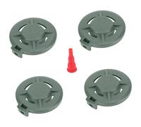 Dickly 4x Butanes Gas Cap Portable Fittings Simple Installation Professional Replace Parts High, Green