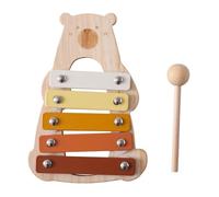 Dickly 5 Note Xylophone Hand Knock Piano Toy with Mallet Educational Xylophone Musical Toy for School Orchestras Live Performance