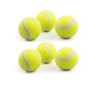 Dickly 6 Pieces Adjustable Ball Launcher Dog Tennis Ball Multipack Retrieve Toy Balls With High Density Rubber And Textured Hold Surface Suitable for home bags, Large Tennis Ball Diameter 6.5 Cm