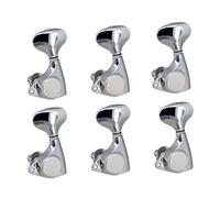 Dickly 6pcs Replacement Guitar String Tuning Pegs 1/18 Inch Accessories Fashion Retro Style Supplies Closed Tuner Set Left Hand Classical