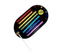 Dickly 7 Tone Hand Chime Percussion Instrument, Creative, Lightweight Mindfulness Bell Meditation Chime, for Yoga Sound Classroom, Black