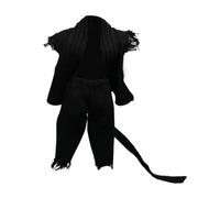 Dickly Action Figure Clothing in 1:12 Scale, Doll Costume Accessories, Judo Uniform, Casual Mini Top, Trousers, Belt for 15 Cm Tall Male Doll Bodies, Black