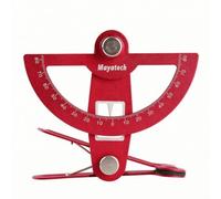 Dickly Aircraft Control Gauge Rudder Angle Ruler Control Surface Measuring Tool Angle Setup Tool Aluminum Alloy With Clear Markings Suitable for RC Hobbyists Club Workshops, Red