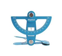 Dickly Aircraft Control Gauge Rudder Angle Ruler Control Surface Measuring Tool Angle Setup Tool Aluminum Alloy With Clear Markings Suitable for RC Hobbyists Club Workshops, Blue