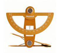 Dickly Aircraft Control Gauge Rudder Angle Ruler Control Surface Measuring Tool Angle Setup Tool Aluminum Alloy With Clear Markings Suitable for RC Hobbyists Club Workshops, Gold