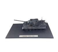 Dickly Alloy Vehicle JagdTiger Tank Model Die-Cast Armored Vehicle Static Display Model Scale Collectible With Adjustable Barrel suitable for desks display shelves home