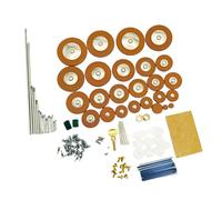 Dickly Alto Saxophone Repair Kit with Screws And Rollers, Lightweight Universal Saxophone Repair Tool, Parts for Saxophone Enthusiasts, white