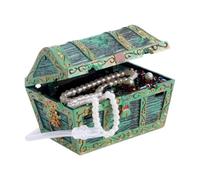 Dickly Aquarium Decoration Creative Undersea Treasure Chest Miniature Treasure Chest Pearl-like Freshwater Aquarium Decoration, Shipwreck