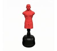 Dickly Arts Freestanding Striking Boxing Target Taekwondo Figure With Silicone Body Shock Absorbing Torso Stable Stand Suitable for gym workouts accuracy, Red, Large