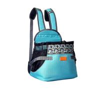 Dickly Bag Animal Backpack Pet Carrier Dog Travel Bag Breathable Side Mesh Panels Secure Internal Lock and Shrink Rope Opening Suitable for Walking Hiking Shopping, M
