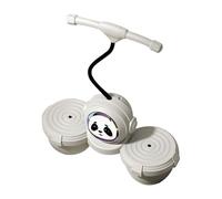 Dickly Ball with Pump - A Great Gift for Boys And Girls! Ideal for Outdoor Games, Indoor Games, on The Playground, And for Fitness And Sports, White