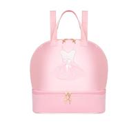 Dickly Ballet Dance Backpack Sweet Children Ballet Bag for Birthday Gift Latin Dance, Pink
