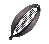 Dickly Banana Hair Clip for Women Fishtail Clincher Comb, Styling DIY Hair Hair Accessory, Ponytail Hair Holder, black