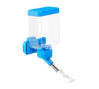 Dickly Bird Water Dispenser, Water Drinker, Easy-to-Clean Cage Accessory, Cage Mounted for Pets, Parrots, Finches, Lovebirds, Blue